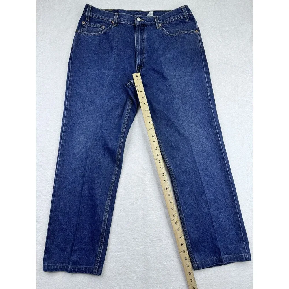 Levis 505 VINTAGE 89'Jeans‎ Blue Regular Fit Straight Leg Denim 38Wx30L.